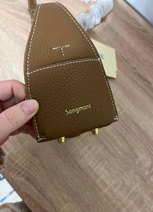 Шкіряна сумка бренду songmont, сумка через плече2 фото