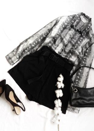 Рубашка змеиный принт