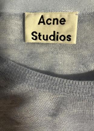 В наявності люксова річ - тонкий вовняний / кашеміровий світер acne studios7 фото