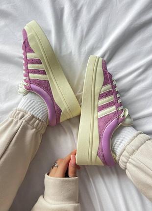 Кросівки adidas campus × bad bunny purple7 фото