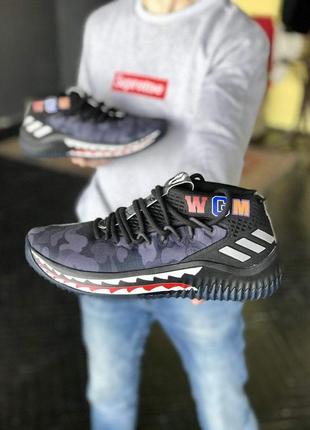 Мужские кроссовки adidas bape x dame