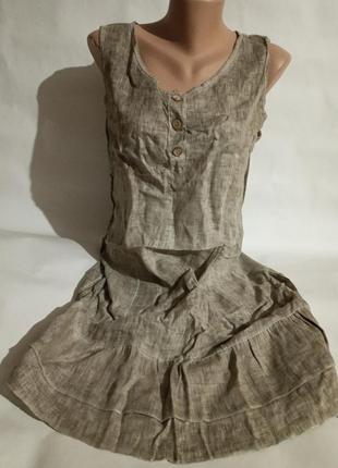 Сукня плаття сарафан льон