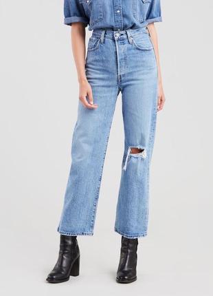 Джинси levi's ribcage wide leg4 фото