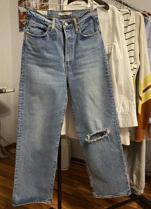 Джинси levi's ribcage wide leg6 фото