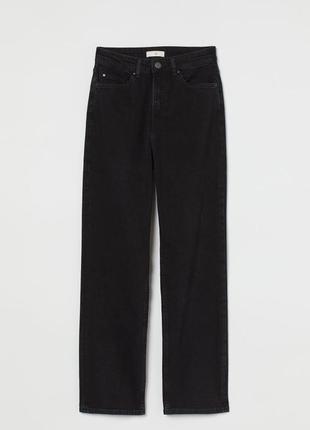 Прямі джинси straight high ankle jeans h&m