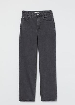 Прямі джинси straight high ankle jeans h&m3 фото