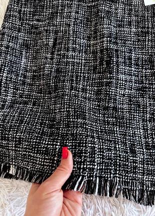 Твидовая юбка primark с имитацией запаха4 фото
