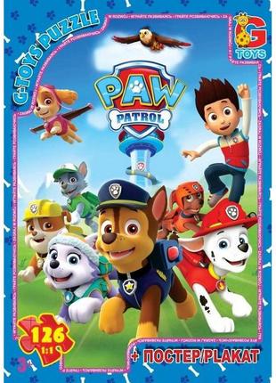 Пазли дитячі "paw patrol" щенячий патруль pw0820, 117 елементів