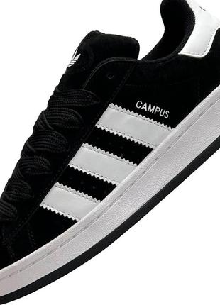 Чоловічі кросівки adidas campus 00s black white6 фото