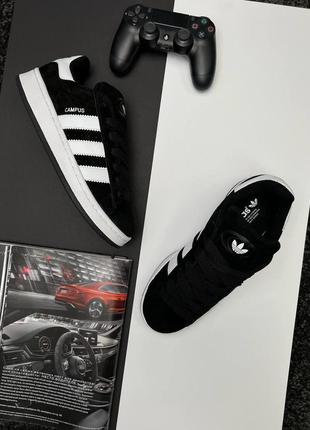 Чоловічі кросівки adidas campus 00s black white10 фото