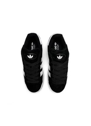 Чоловічі кросівки adidas campus 00s black white1 фото