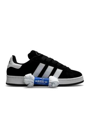 Чоловічі кросівки adidas campus 00s black white4 фото