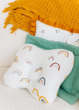 Подушка для новонароджених з мусліну2 фото