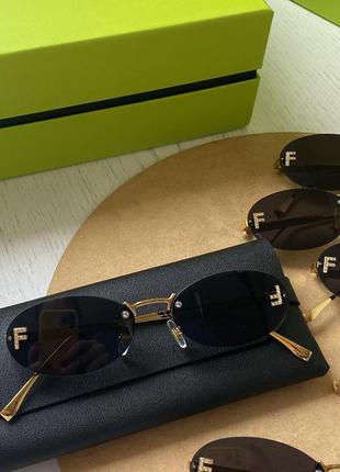 Fendi first crystal sunglasses окуляри | очки фенди3 фото