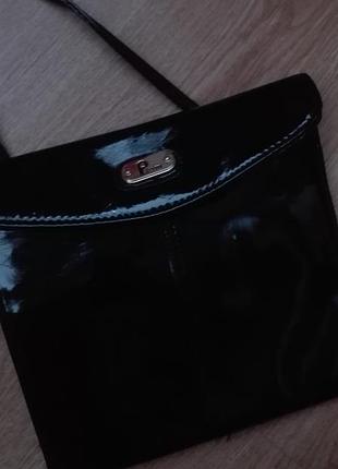 Сумка гаманець лак