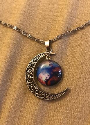 Подвеска кулон полумесяц