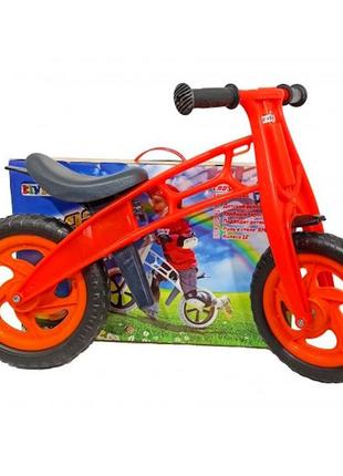 Біговел дитячий "cross bike" 12" kinderway 11-016 червоний