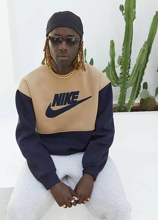Світшот nike big swoos беж s