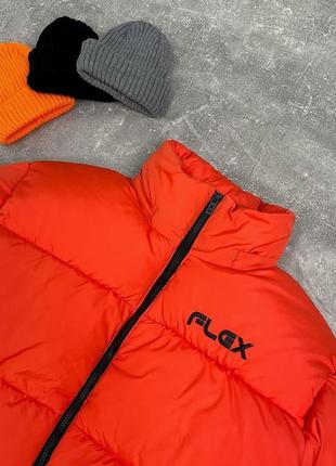 Куртка зимова флекс, помаранчевий10 фото