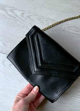 Міні сумка клатч  чорна вечірня 2