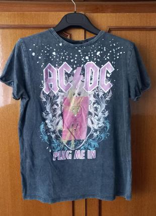 Футболка  ac/dc  primark