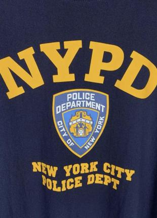 Футболка вінтажна nypd new york city police dept 2008 розмір l оригінал3 фото