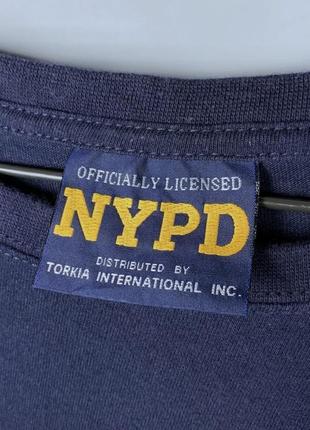 Футболка вінтажна nypd new york city police dept 2008 розмір l оригінал5 фото