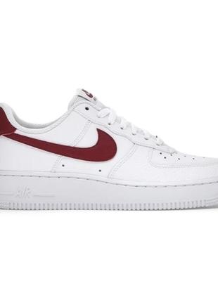 Nike air force 1 low white team red