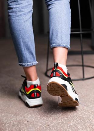 Жіночі кольорові кросівки dior4 фото