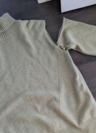 Шерстяной свитер с отдельными рукавами the frankie shop3 фото