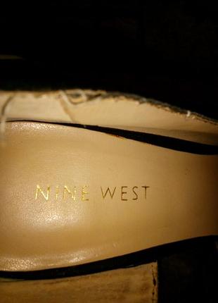 Замшевые туфли nine  west3 фото