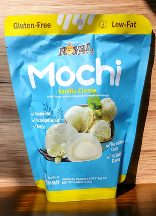 Мочі моті royal family mochi vanilla cream вершкова ваніль 180г
