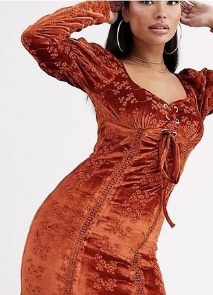 Плаття прошва asos велюрова