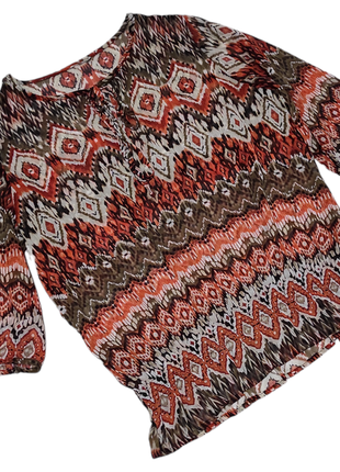 Женская блузка шифоновая с рукавом 3/41 фото