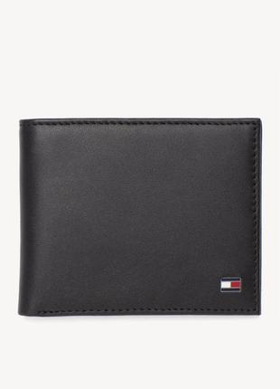 Чоловічий гаманець tommy hilfiger eton mini wallet чорний