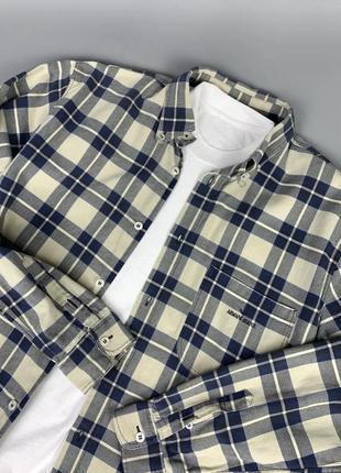 Вінтажна сорочка giorgio armani EA7 оригінал розмір xl у клітинку archive