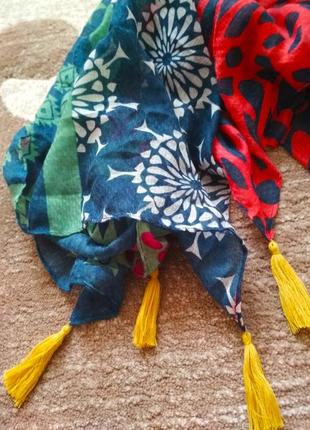 Принтований класний шарф палантин