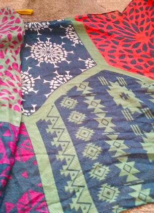 Принтований класний шарф палантин