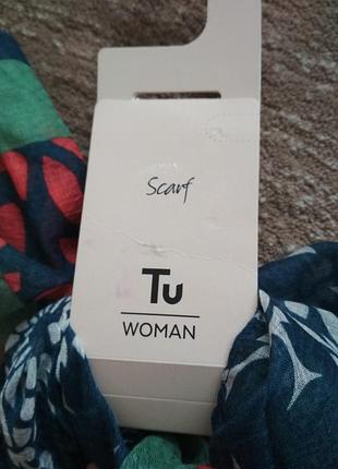 Принтований класний шарф палантин