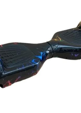 Гіроборд elite lux 6.5″ кольорова блискавка color lightning1 фото