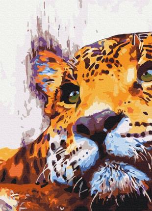 Картина за номерами 48х60 на дерев'яному підрамнику "малюнок хижака" bs51449l