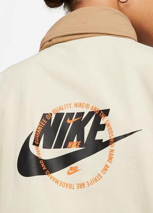 Оригінальний жіночий анорак nike nsw oversized nylon jacket4 фото