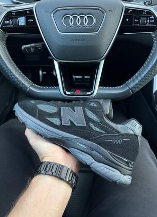 Чоловічі кросівки new balance 990 black gray