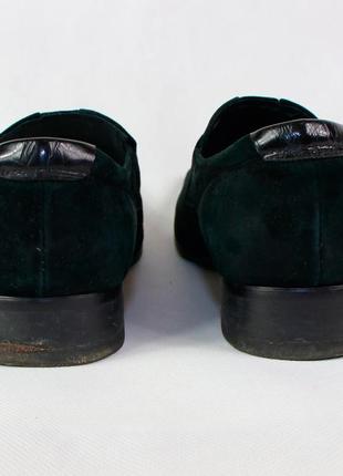 Мужские туфли нубук + лак clemento.4 фото