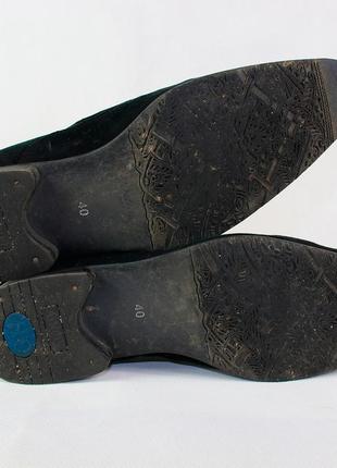 Мужские туфли нубук + лак clemento.5 фото