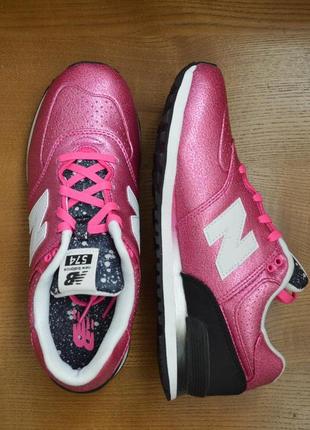 Фирменные кожаные кроссовки new balance. оригинал.