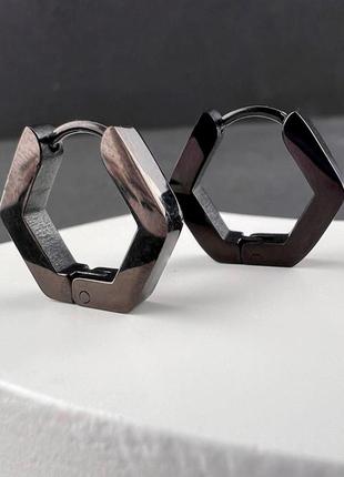 Сережки з емаллю із нержавіючої медичної сталі