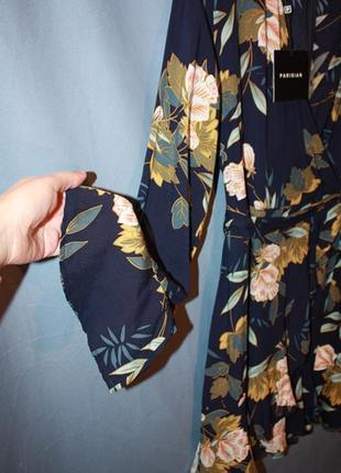 Міні сукня з квітковим принтом parisian, l5 фото