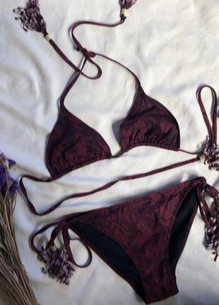 Кльовий купальник від h&m під рептилію