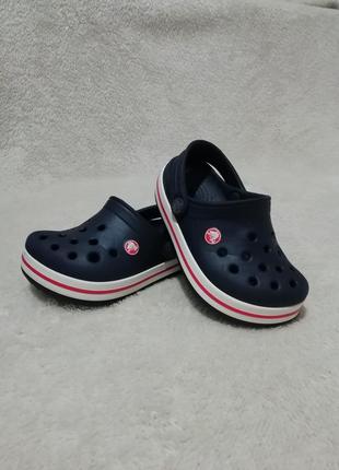 Клоги, кроксы crocs c 6-7 р. 24-25, стелька 15 см босния2 фото